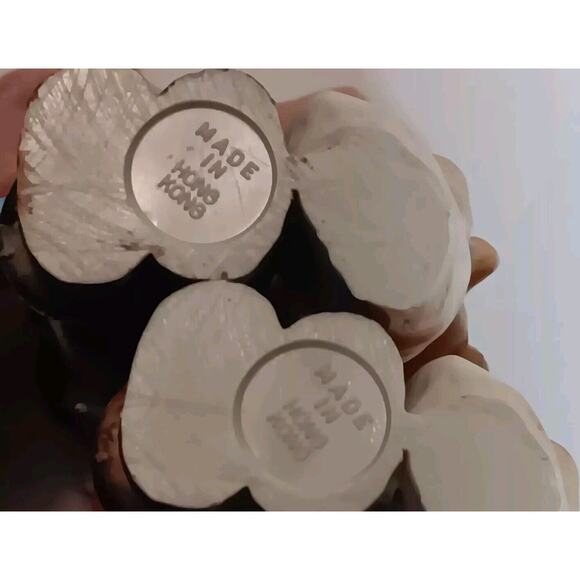 2 Vintage Plastic Boy Figurines Umbrella Bag with Teddy Bear Hong Kong - Picture 11 of 13